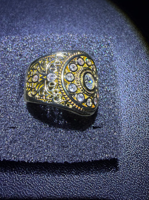 18CT Gold Plated Signet Ring