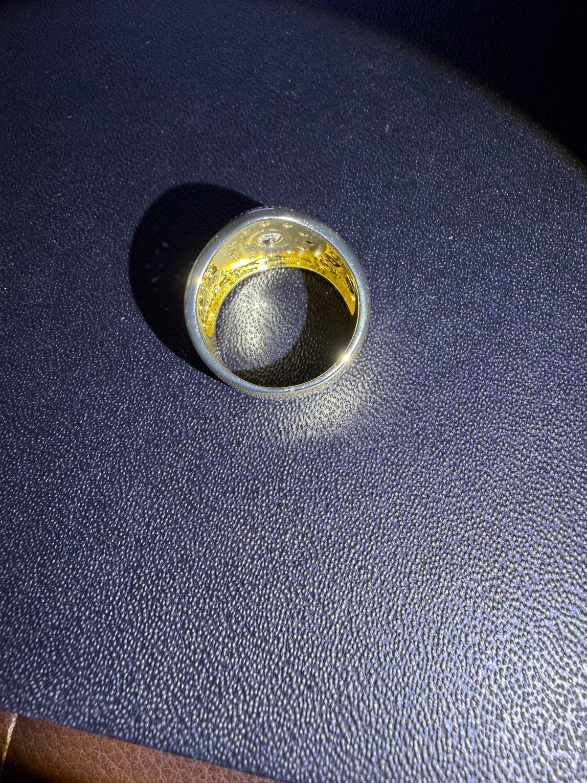 18CT Gold Plated Signet Ring