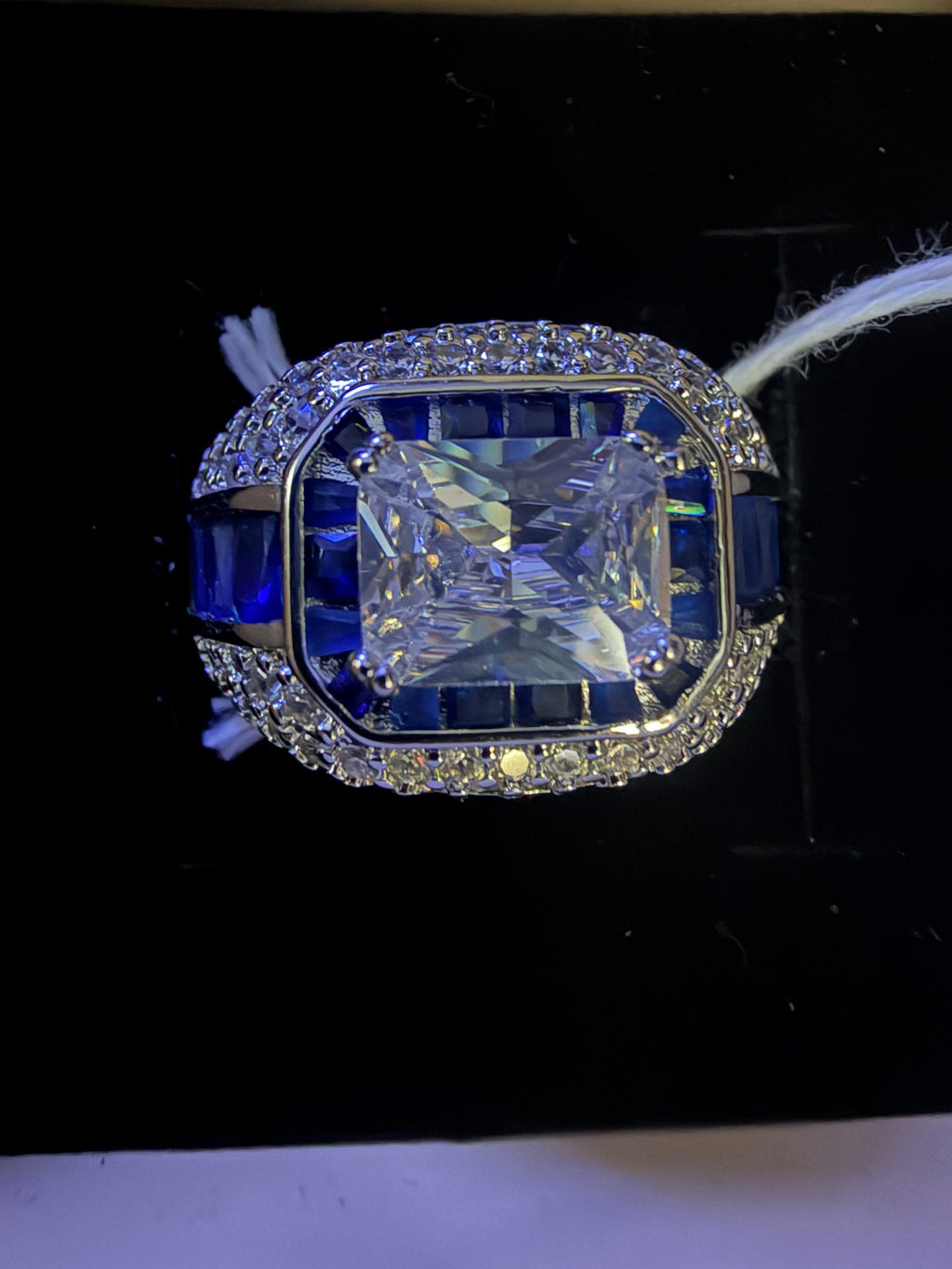 925 Silver Plated Stainless Steel Mossanite