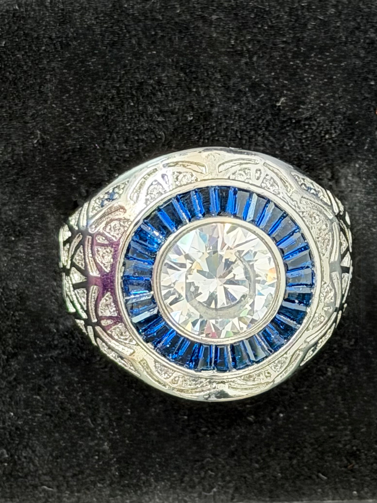 Mans 925 Silver Signet Ring