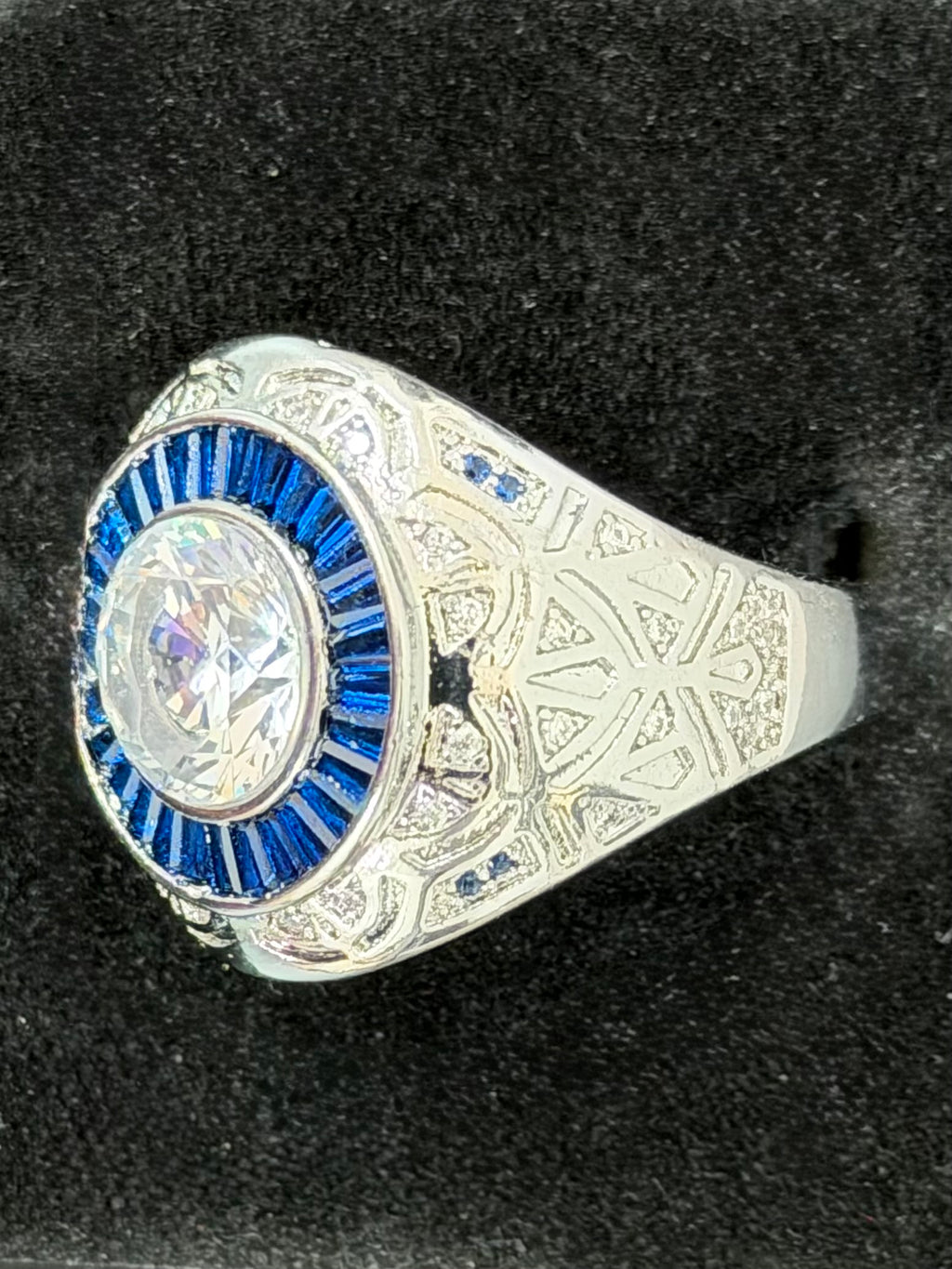 Mans 925 Silver Signet Ring