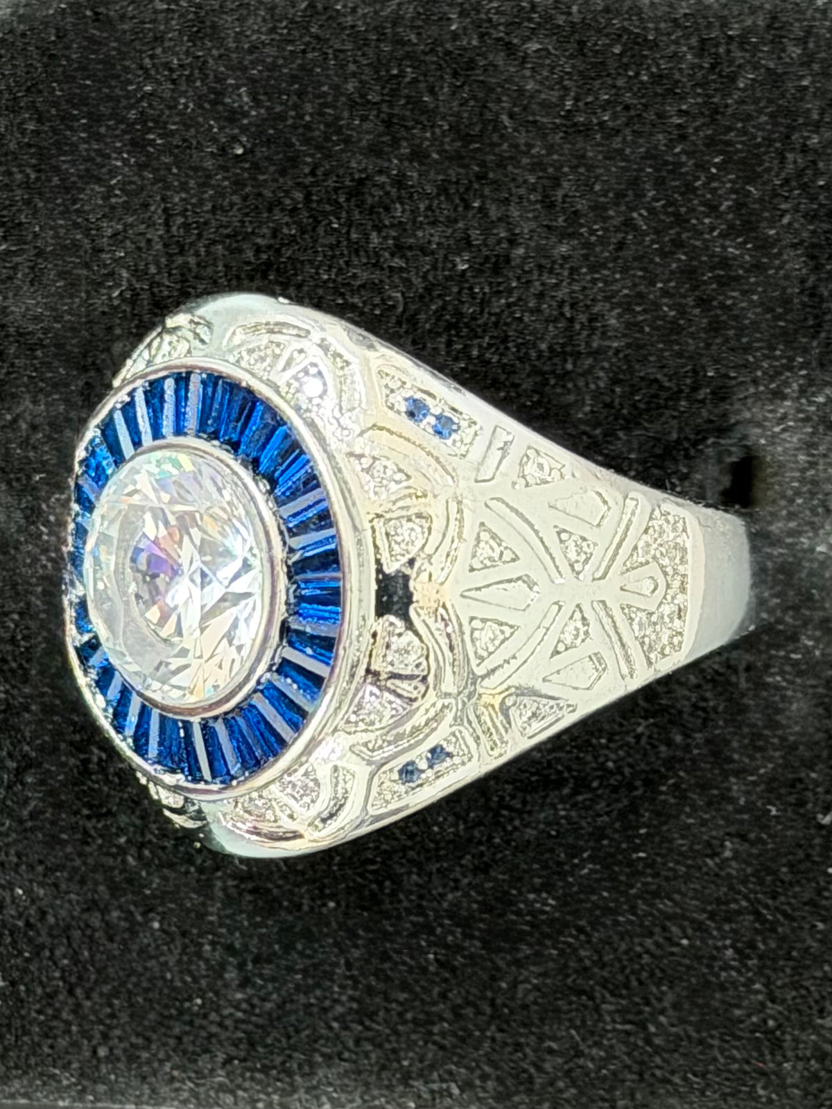 Mans 925 Silver Signet Ring