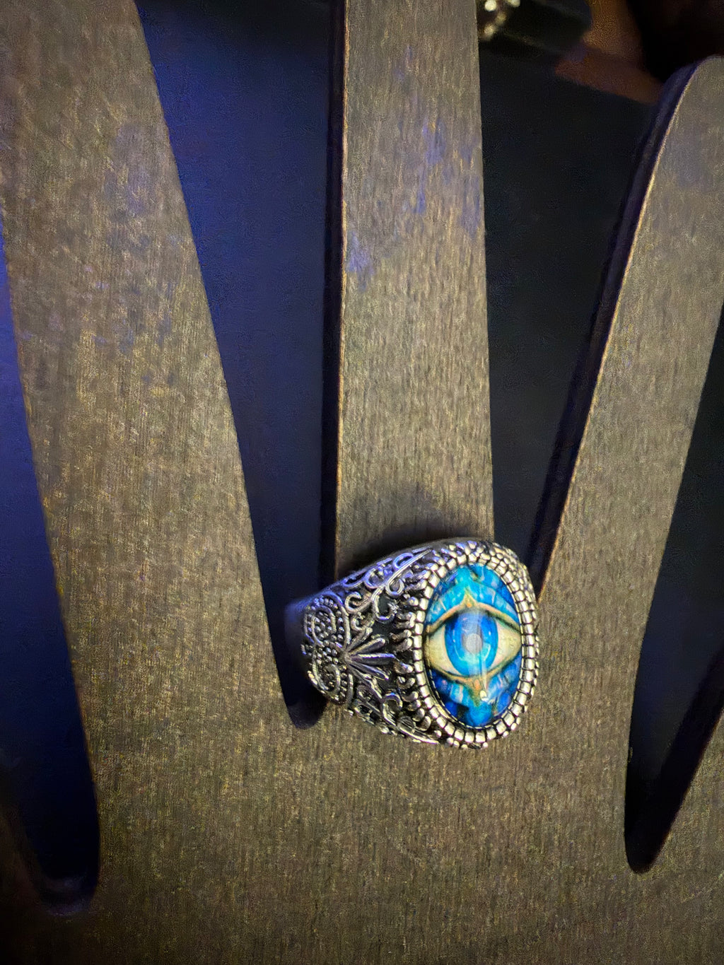 Blue Eye Ring