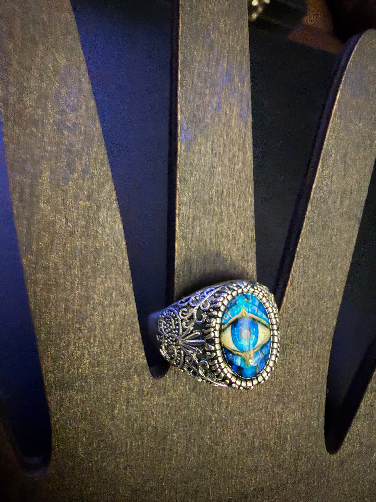 Blue Eye Ring