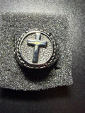 Stainless Steel Cross Ring