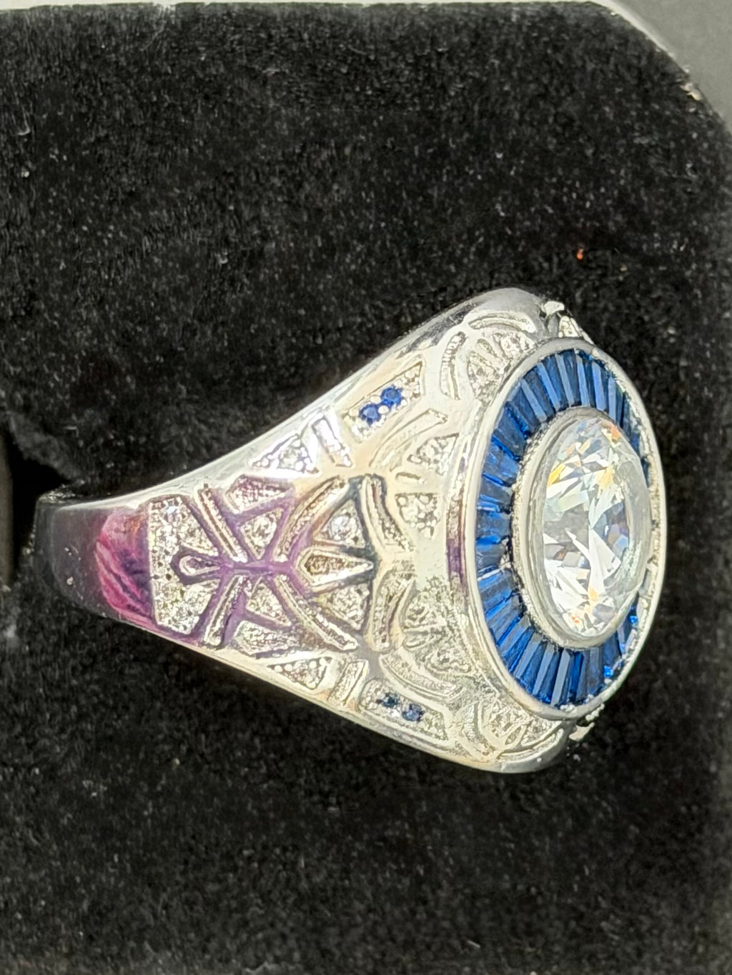 Mans 925 Silver Signet Ring