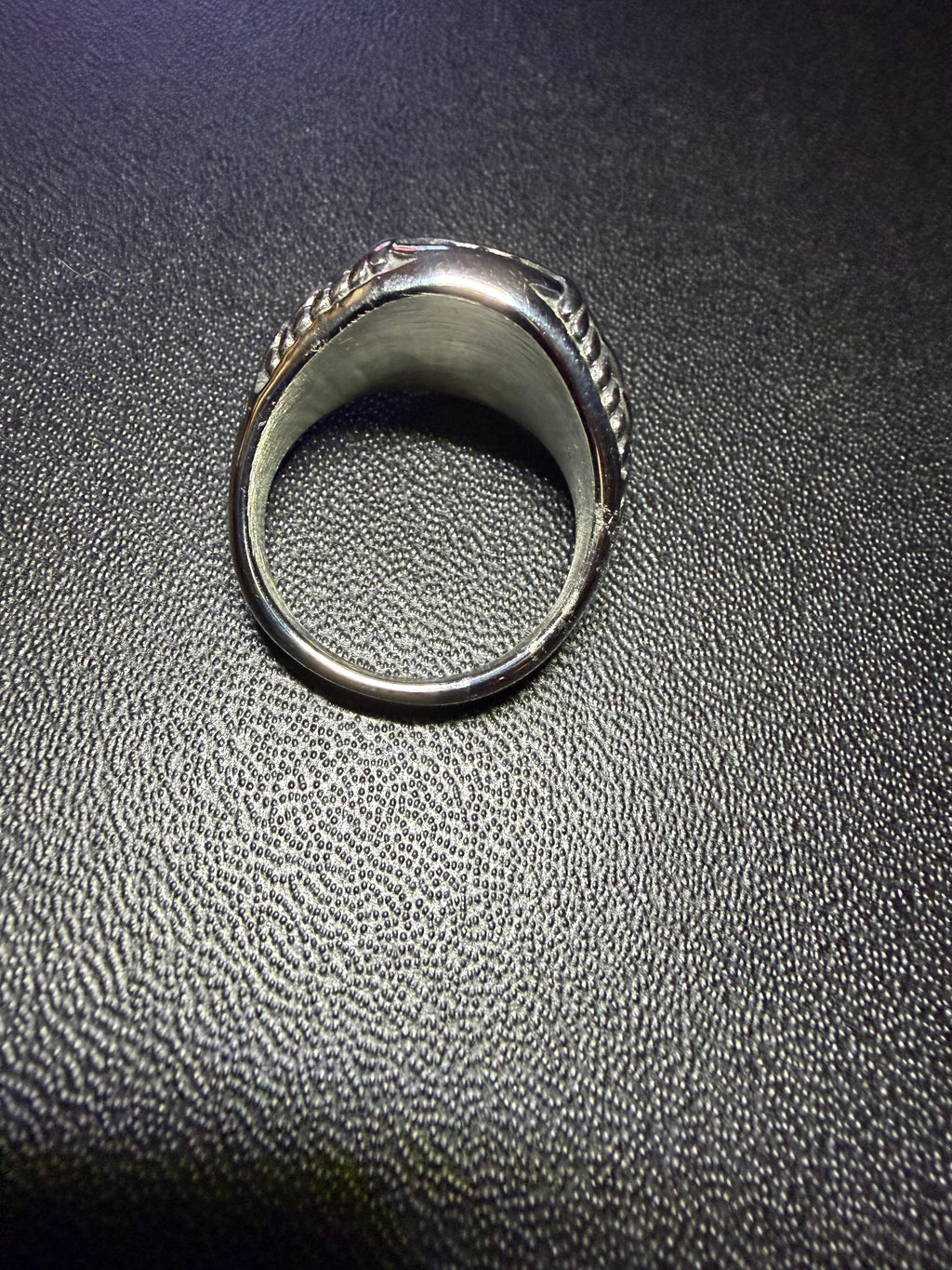 Stainless Steel Cross Ring