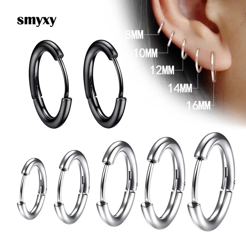 Stainless Steel Small Hoop Earrings