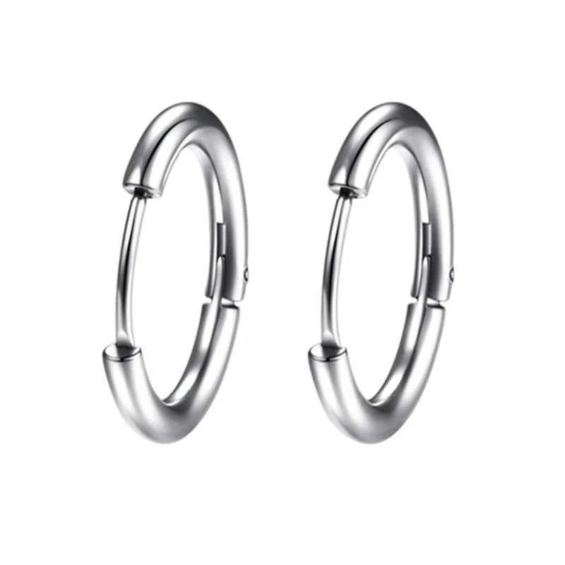 Stainless Steel Small Hoop Earrings