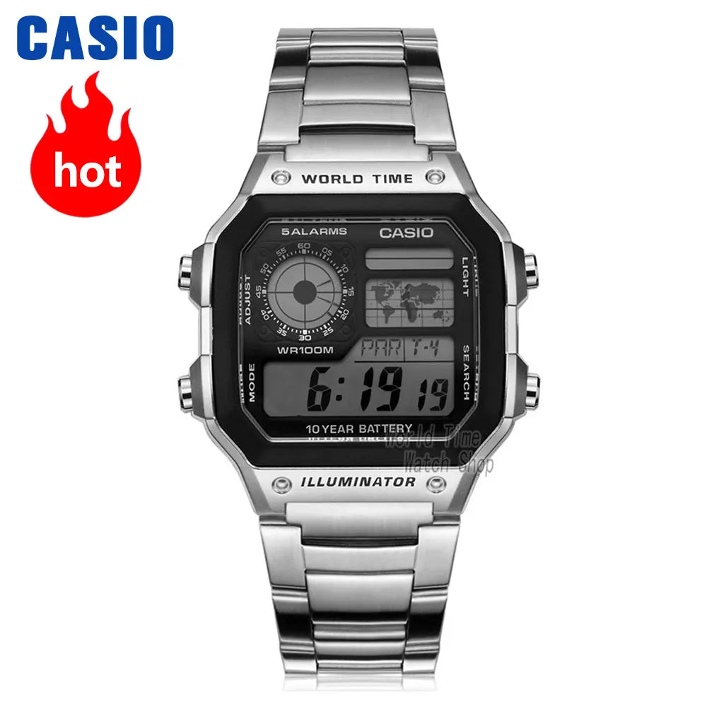 Casio Watch Explosion Watch Men Set Brand Luxury LED Military Digital Watch Sport Waterproof Quartz Men Watch Relogio Masculino
