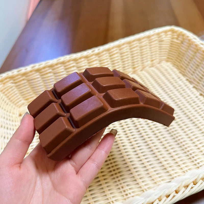 1/3PCS Simulated Chocolate Squishy Squeeze Toy PU Soft Slow Rebound Fidget Toys Stress Relief Sensory Squeeze Toys