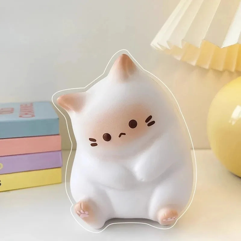 New Cat Stress Relief Squishy Toy PU Slow Rising Squeeze Antistress Ball Cartoon Table Ornaments Squishy Stress Reliever Toys