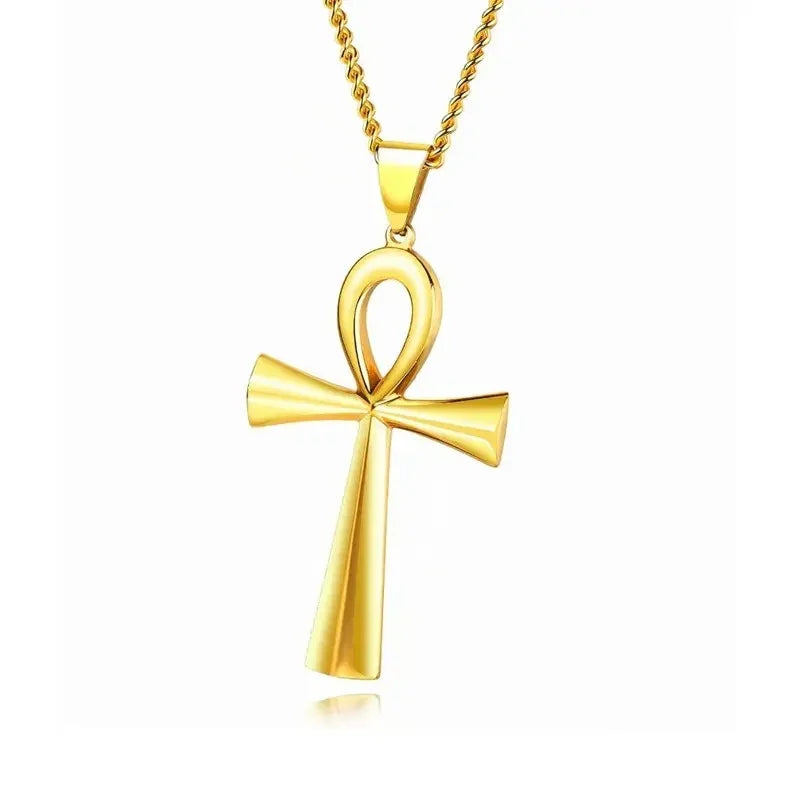 Egyptian Ankh Cross Ankh Earrings Life Symbol for Women, Lightweight Tassel Dangle Style, Daily Party Vacation Date Weekend