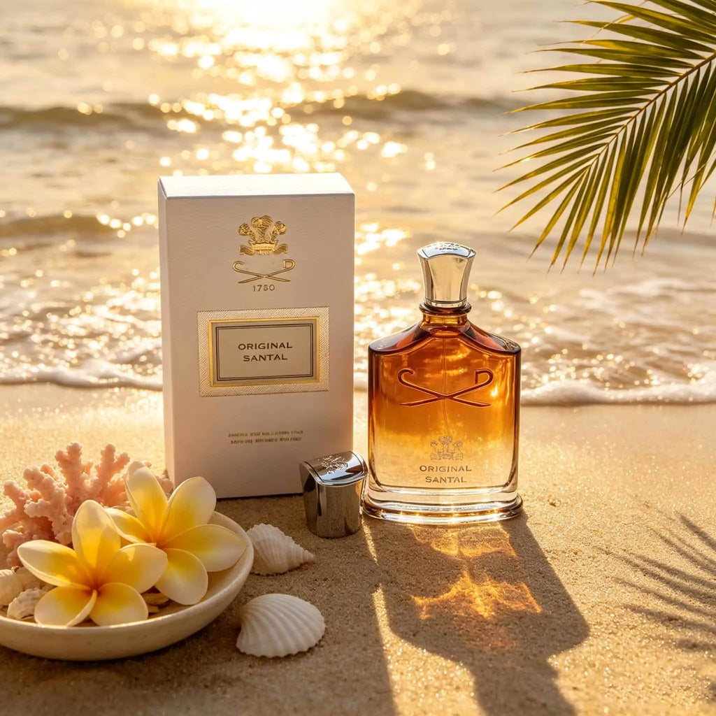 Creed Original Santal Eau De Parfum, Warm Rich Oriental‑woody Scent. Opens With Bergamot, Followed By Sandalwood & Vanilla, A Sophisticated Unisex Fragrance.