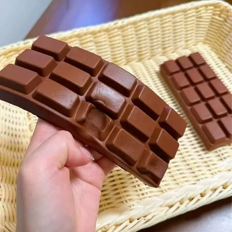 1/3PCS Simulated Chocolate Squishy Squeeze Toy PU Soft Slow Rebound Fidget Toys Stress Relief Sensory Squeeze Toys