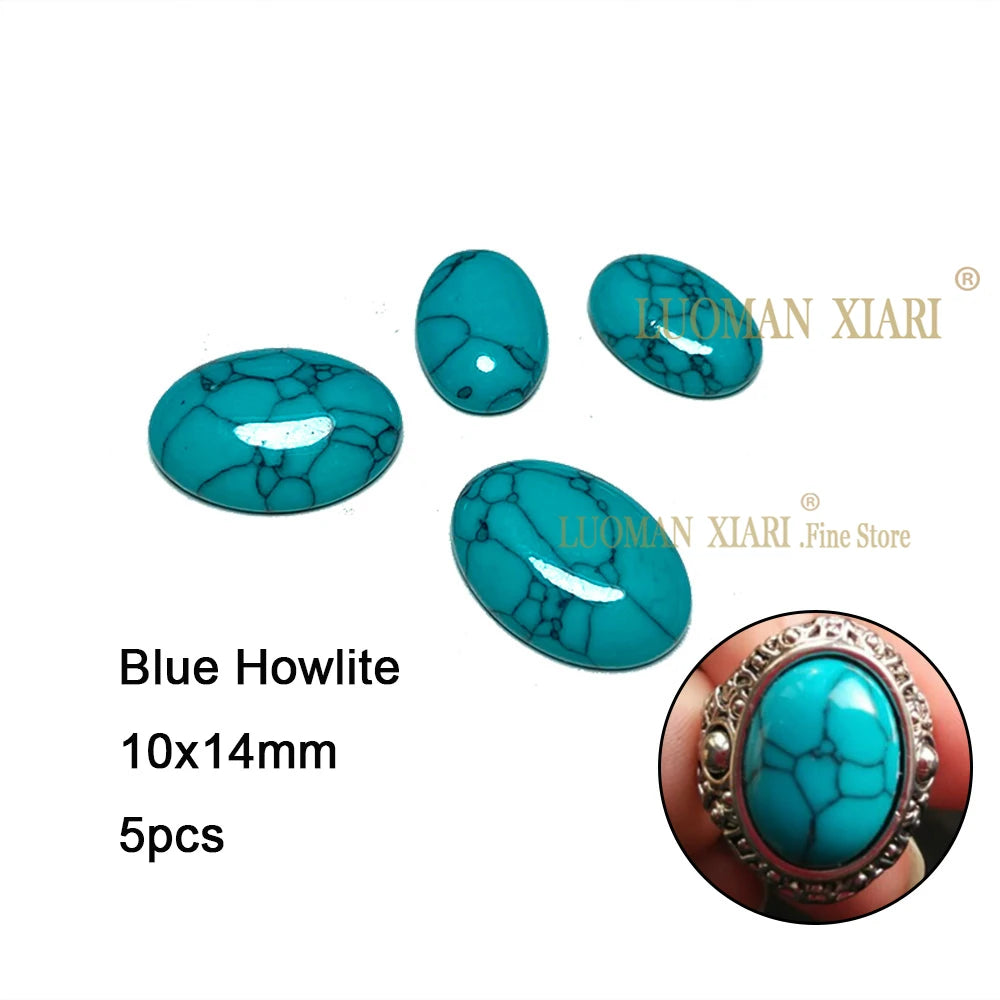2 3 4MM Natural Blue Turquoises Smooth Loose Round Stone Beads For Jewelry Making DIY Bracelet Earrings Necklace Accessories