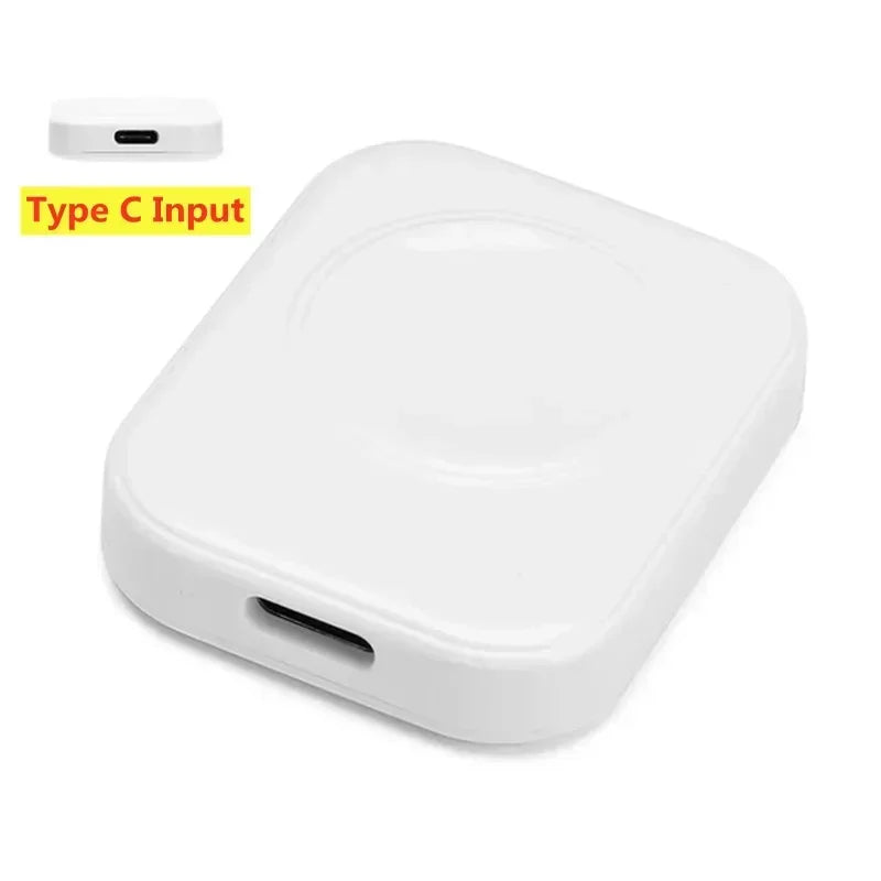 VIKEFON Fast Magnetic Watch Wireless Charger for Apple Watch Series IWatch 9 8 7 6 5 Dock Adapter Type C 8PIN Portable Charging