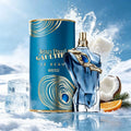 Le Beau Narcisse Luxury Gift‑Box Perfume. Peacock‑Blue Gilded Canister Plus Artistic Bottle. Aquatic Floral‑Woody Scent, Premium Gift Choice For Men.