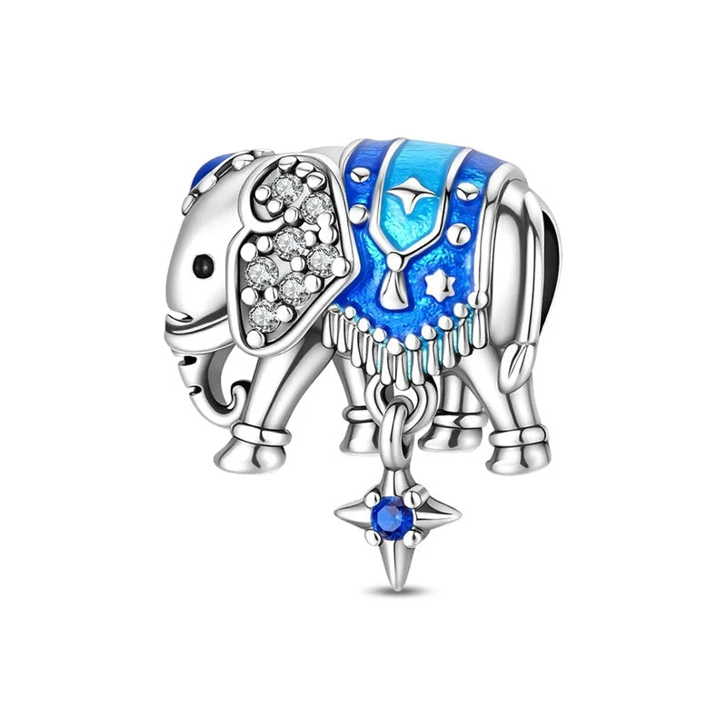 100% Real 925 Silver Classic Devil's Eye Charms Beads For Women Fit Original Qikaola Bracelets Fine DIY Jewelry Making