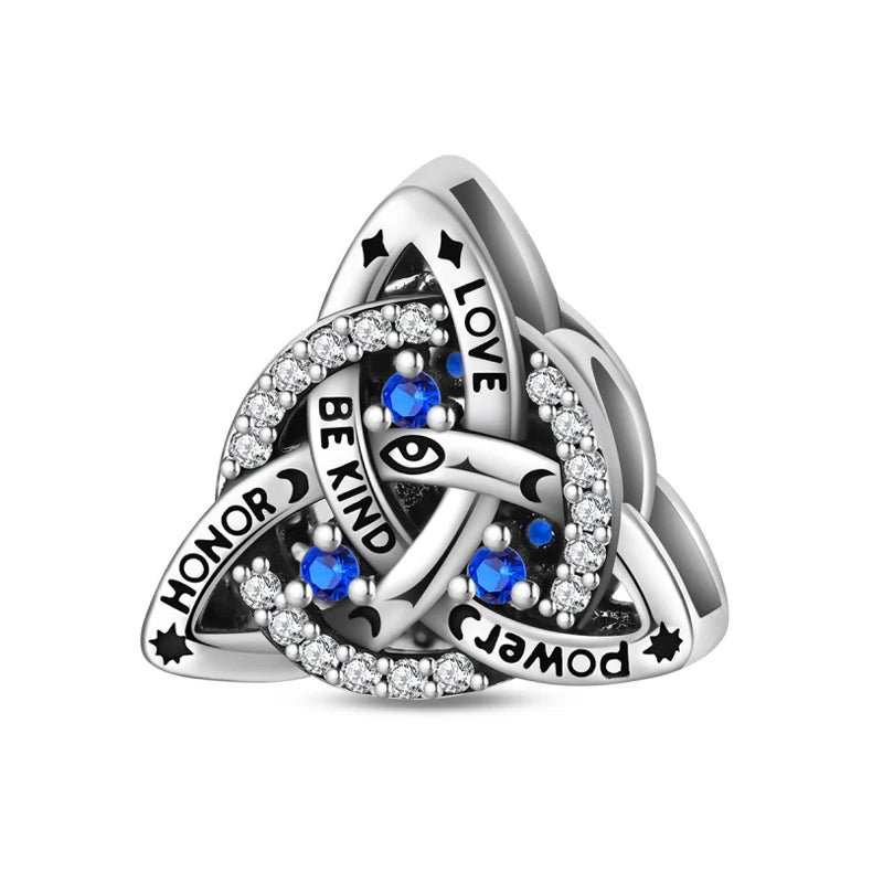 100% Real 925 Silver Classic Devil's Eye Charms Beads For Women Fit Original Qikaola Bracelets Fine DIY Jewelry Making