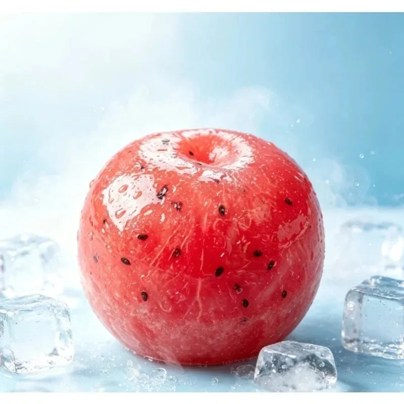 Slushy Watermelon Squishy, Slushie Squishy Watermelon with Slush Inside, Fruit Slush Stress Ball for Adults
