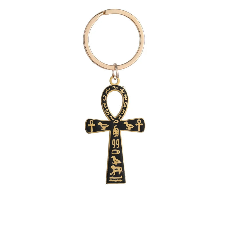 Egyptian Ankh Cross Ankh Earrings Life Symbol for Women, Lightweight Tassel Dangle Style, Daily Party Vacation Date Weekend