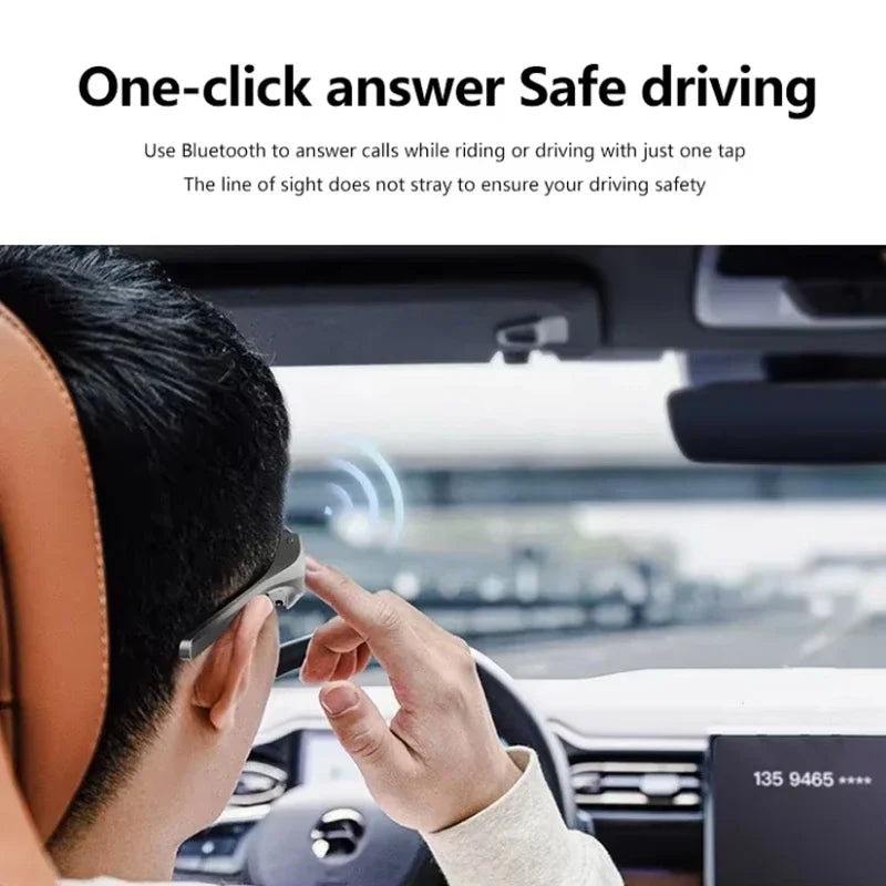 Cycling Running Bluetooth Smart Glasses Technology Audio Call Remote Headset Sunglasses Sports Driving Music Earbuds Headphones