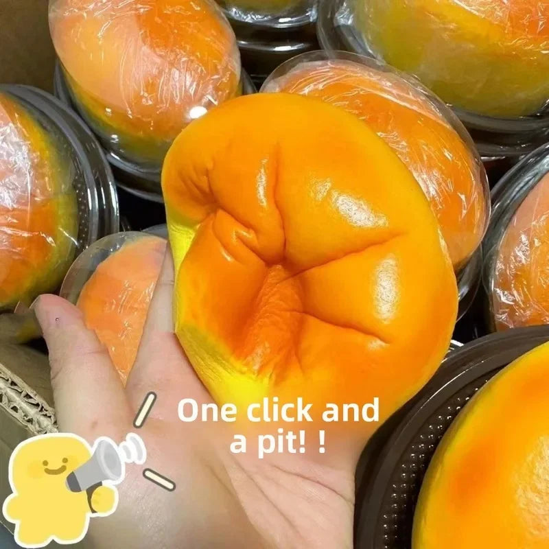 Squishy Simulated Cheesecake Squeeze Toy Stress Relief Slow Rising Sensory Fidget for Anxiety ADHD Autism Gifts for Kids Adults