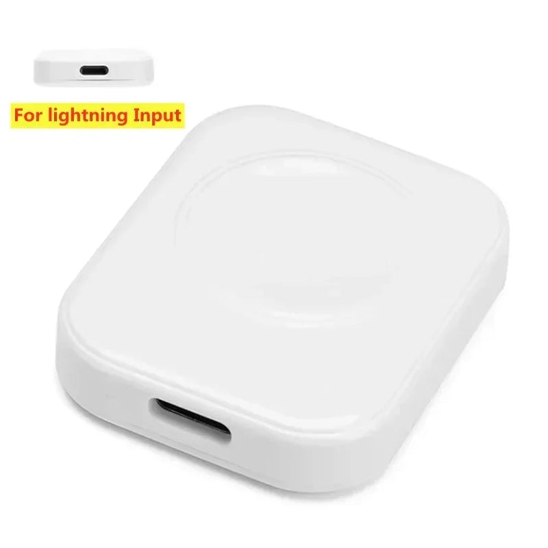 VIKEFON Fast Magnetic Watch Wireless Charger for Apple Watch Series IWatch 9 8 7 6 5 Dock Adapter Type C 8PIN Portable Charging